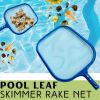 Pool Leaf Skimmer Rake Net Hot Tub Spa Cleaning Leaves Mesh Clean Tools - Leaf RakeNet